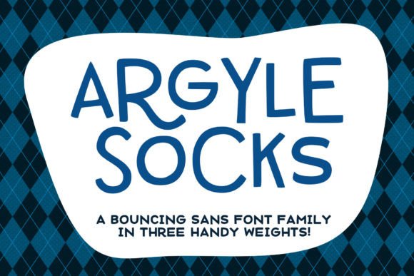 Argyle Socks: A Display Font That Brings Handcrafted Charm to Marketing Graphics