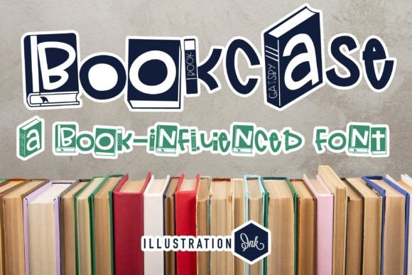 Bookcase: A Playful Display Font for Web Designers