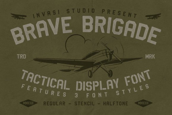 Brave Brigade Display Font for Small Business Branding
