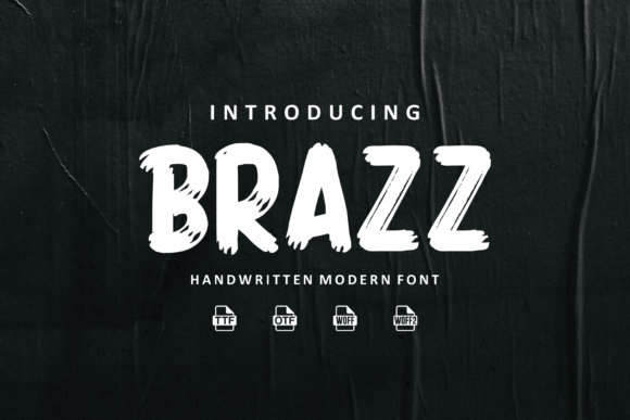 Brazz: A Clean, Confident Display Font for Handmade Brands