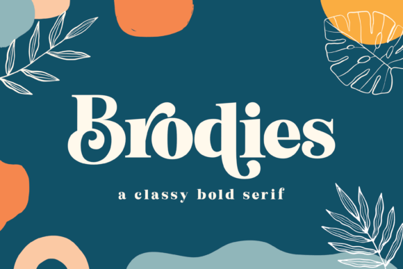 Brodies: A Friendly Display Font for Modern Web Design