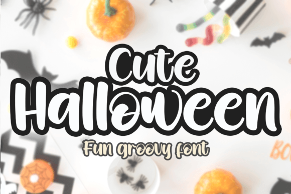 Cute Halloween: A Groovy Retro Font for Editorial Design