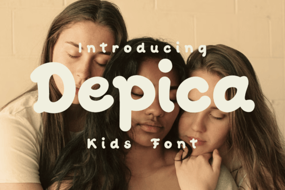 Depica Kids Display Font for Editorial Design