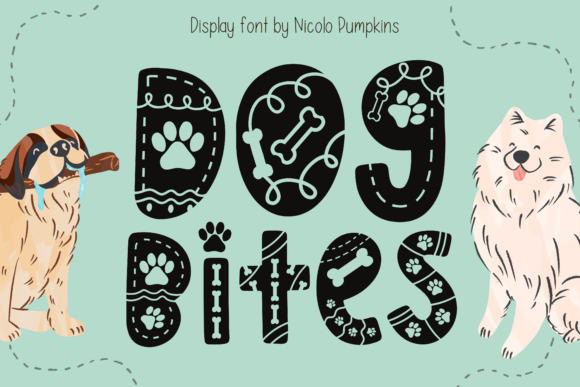 Dog Bites: A Friendly Display Font for Warm, Human-Centered Design
