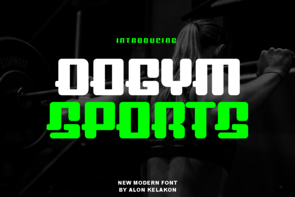 Dogym Sports: A Display Font That Makes Your Brand Instantly Memorable