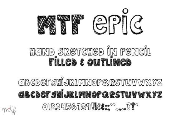 Epic Font: Bold Display Type That Commands Attention