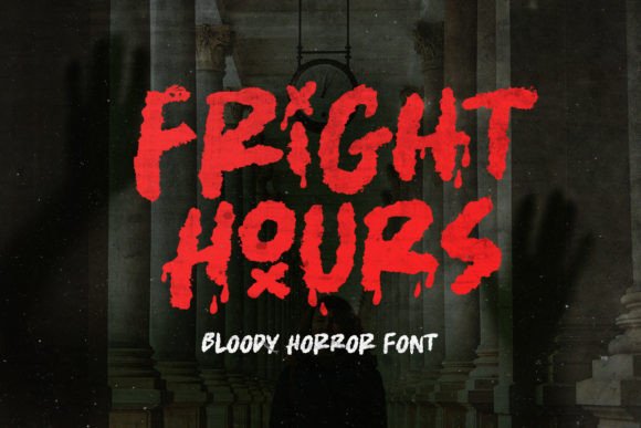 Fright Hours: A Horror Handwritten Font for Editors