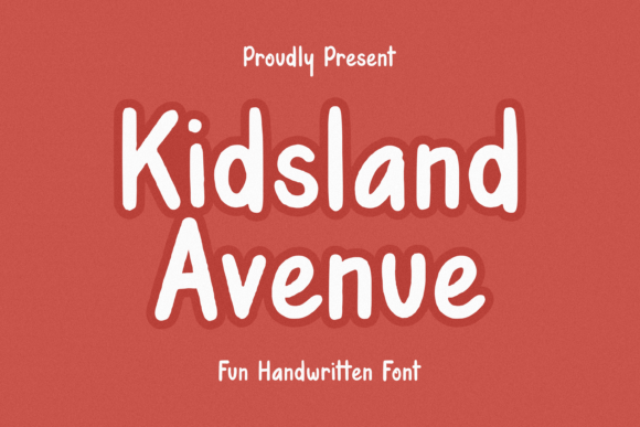 Kidsland Avenue: A Fun Display Font for Maker Labels