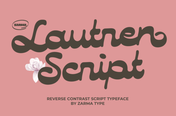 Lautren: The Bold Handwritten Font for Crafters & Product Makers