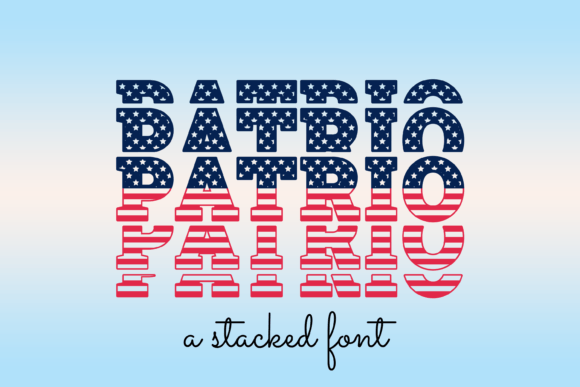 Patrio: A Thoughtful Display Font for Patriotic Editorial Moments