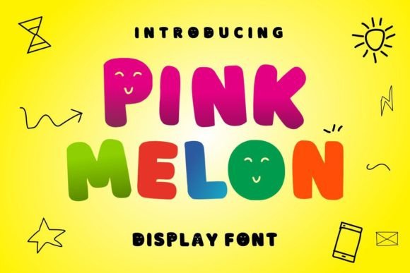 Pink Melon: A Friendly Display Font for Playful Web Design