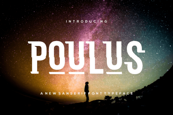 Poulus: A Contemporary Display Font for Digital Design