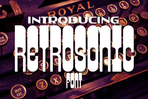 Retrosonic: A Playful Display Font That Stands Out in Fast-Scrolling Feeds
