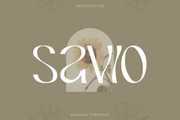Savio: A Display Font That Makes Campaign Headlines Unforgettable