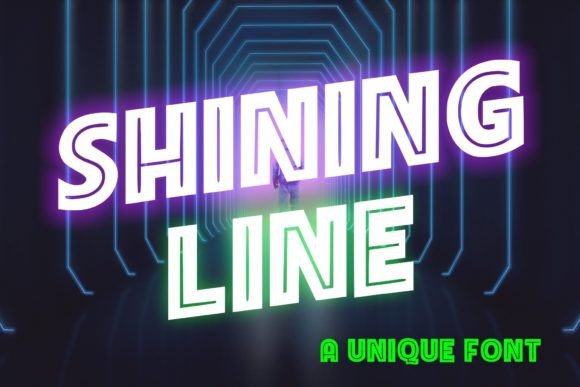 Shining Line: A Bold, Modern Display Font That Elevates Real Business Branding