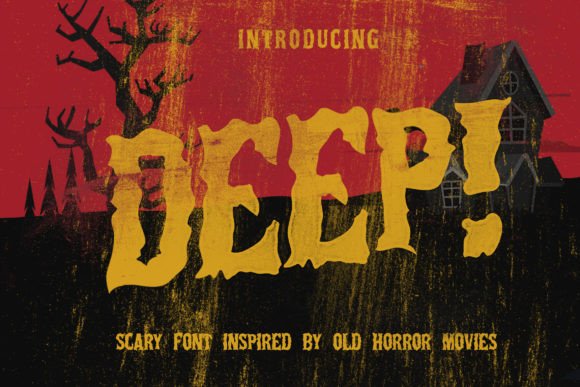 The Deep: A Spooky Display Font That Commands Attention Online