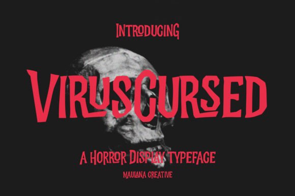 Virus Cursed: A Display Font That Makes Small Brands Unforgettable