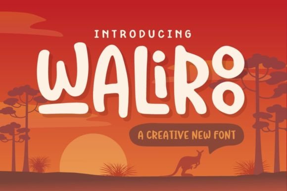 Waliroo: A Playful Display Font That Lifts Digital Branding